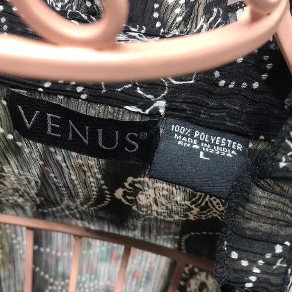 NWOT Venus see-through lacy top - Picture 9 of 9